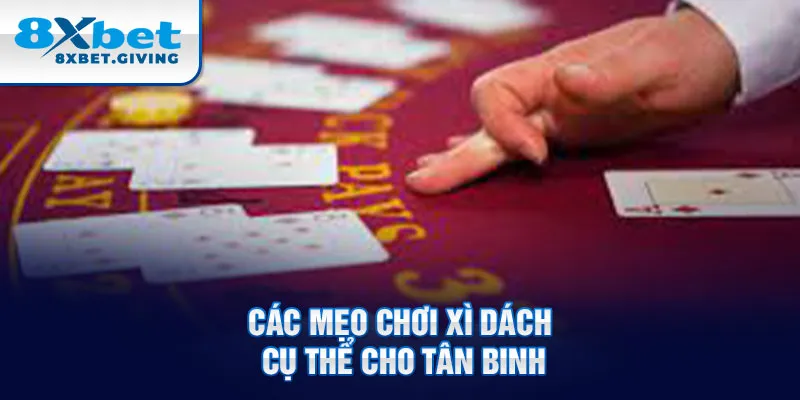 Các mẹo chơi xì dách cụ thể cho tân binh