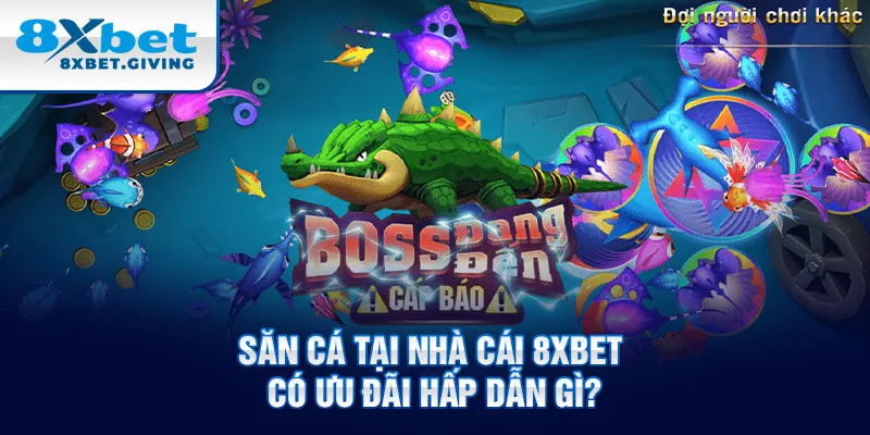 Săn cá tại nhà cái 8xbet có ưu đãi hấp dẫn gì?