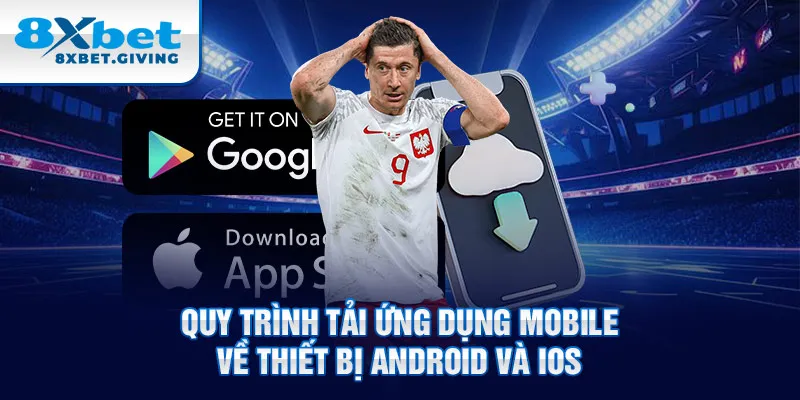 Quy trình tải ứng dụng mobile về thiết bị Android và IOS 